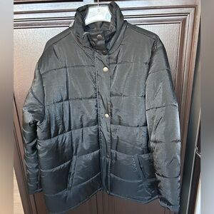 Style & Co black puffer jacket Size Large